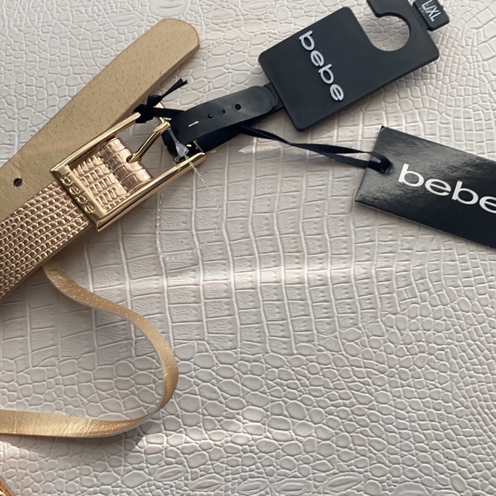 NWT—Bebe Golden Gold Belt Bag - Picture 9 of 9
